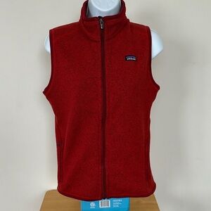 Patagonia Better Sweater Scarlet Vest Size Medium